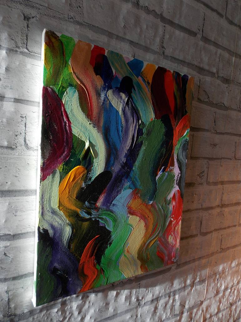 Original Abstract Painting by George Hunter