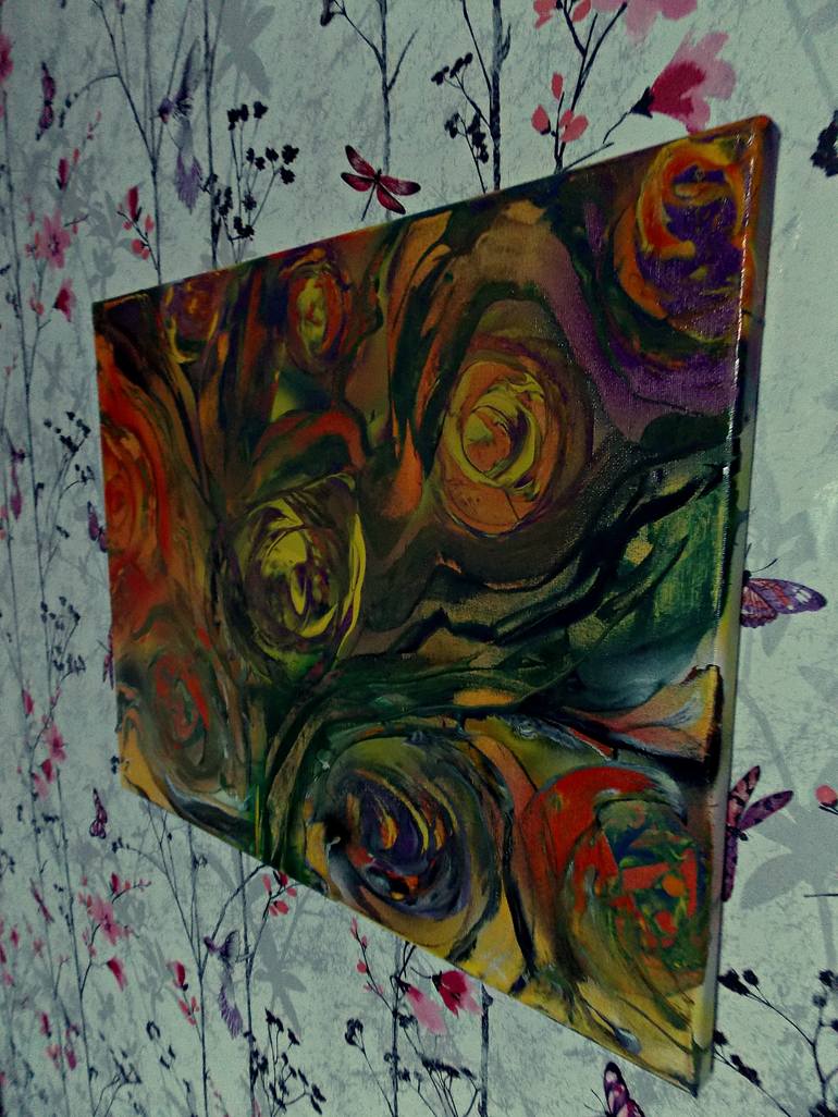 Original Abstract Expressionism Abstract Painting by George Hunter