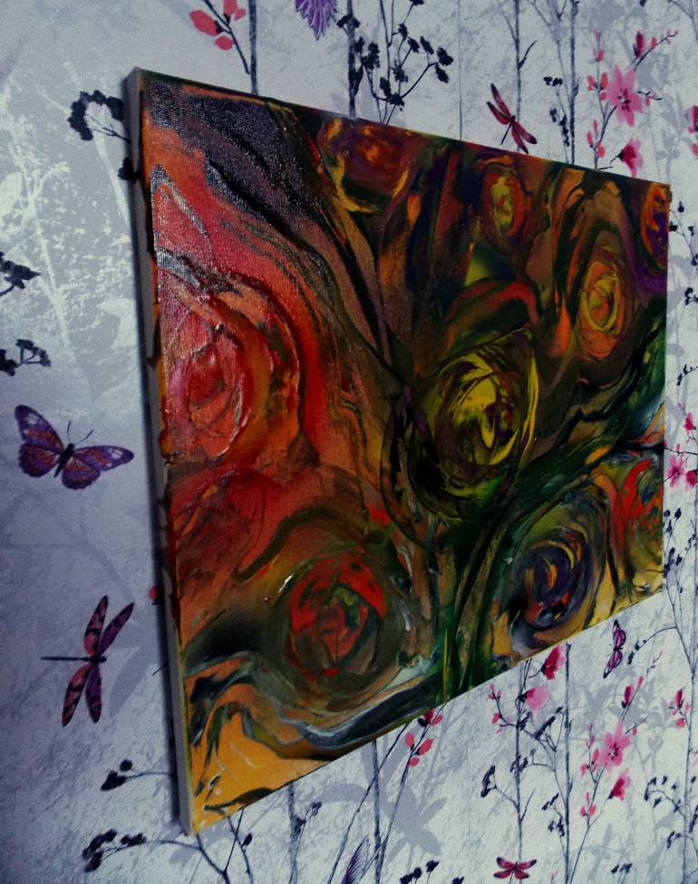 Original Abstract Expressionism Abstract Painting by George Hunter