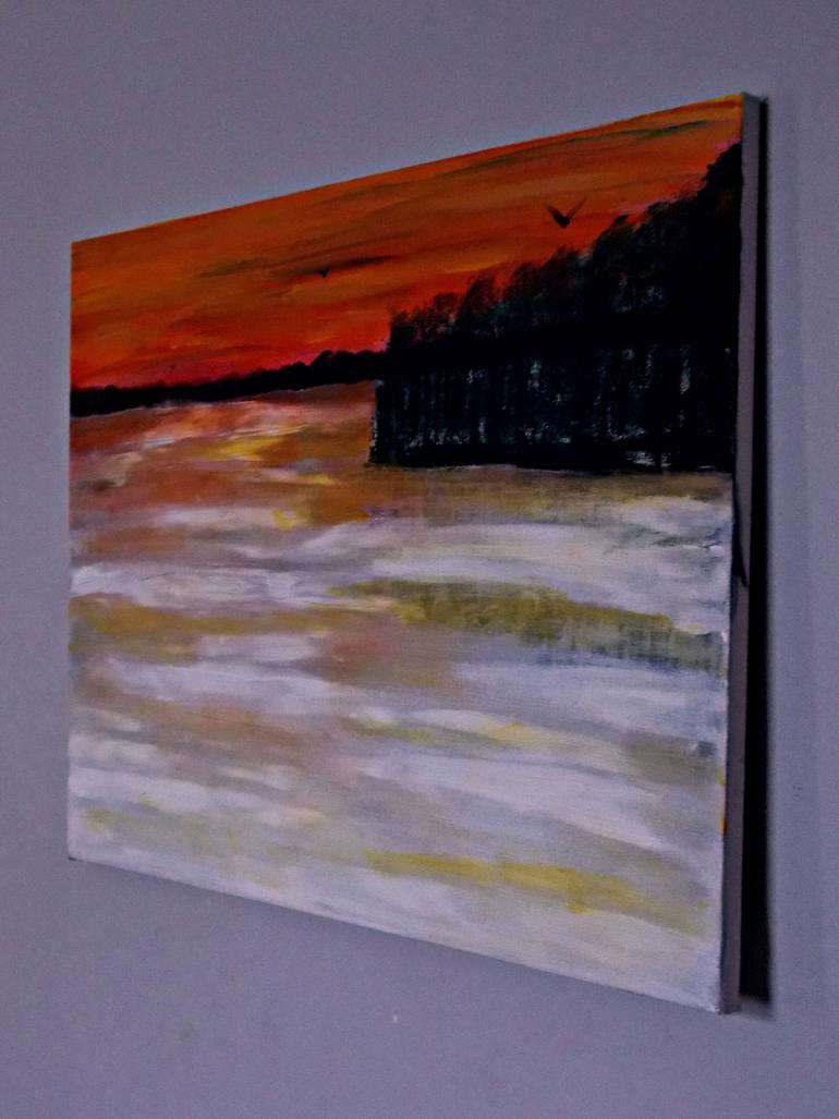 Original Expressionism Landscape Painting by George Hunter