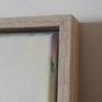Frame with a simple plain wood 9mm floating frame.