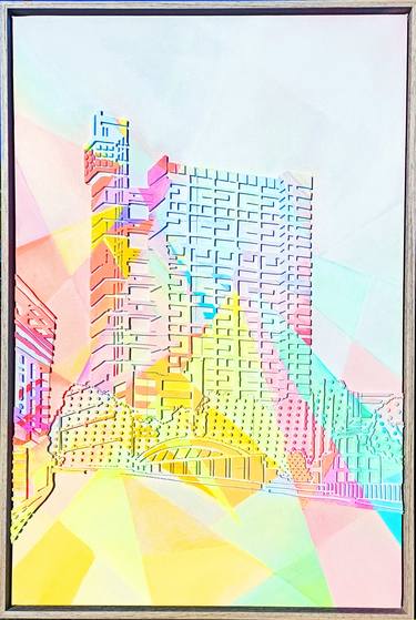 Print of Contemporary Architecture Mixed Media by Jacqui Harrison