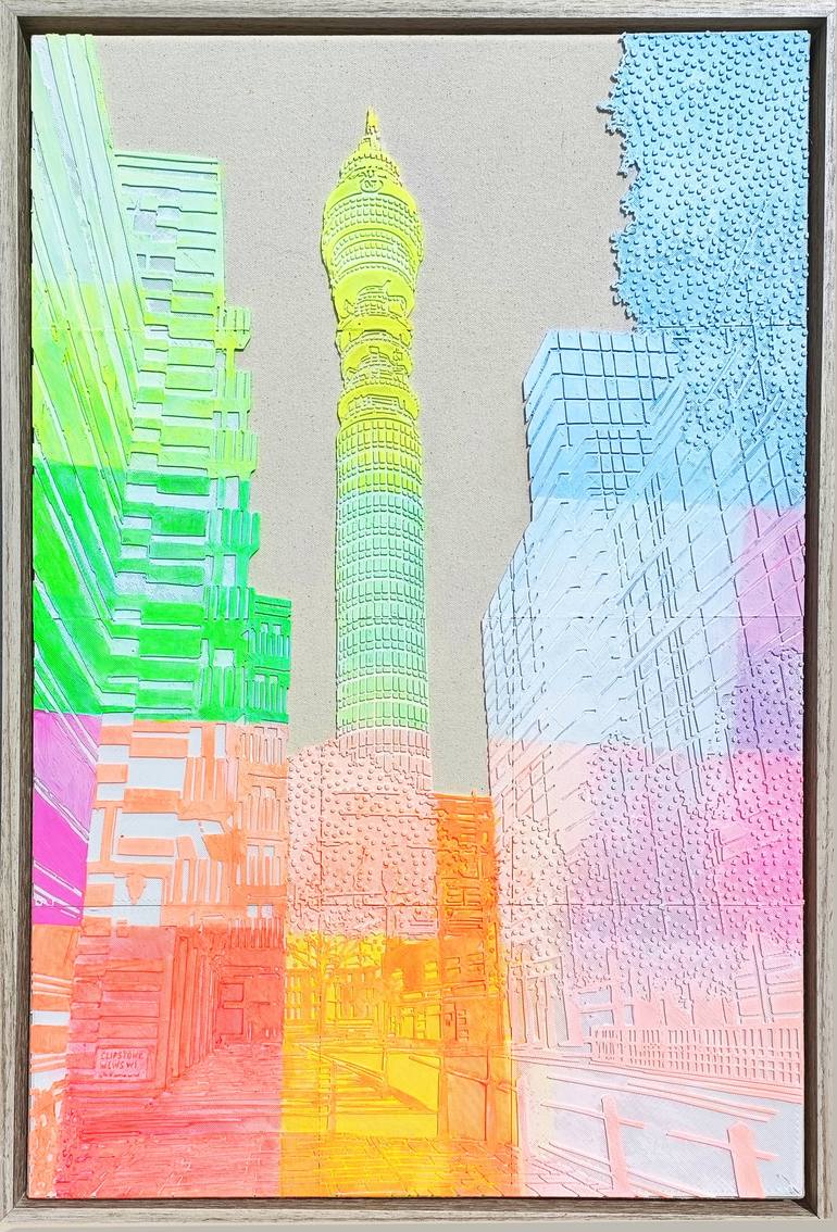 Original Contemporary Architecture Mixed Media by Jacqui Harrison