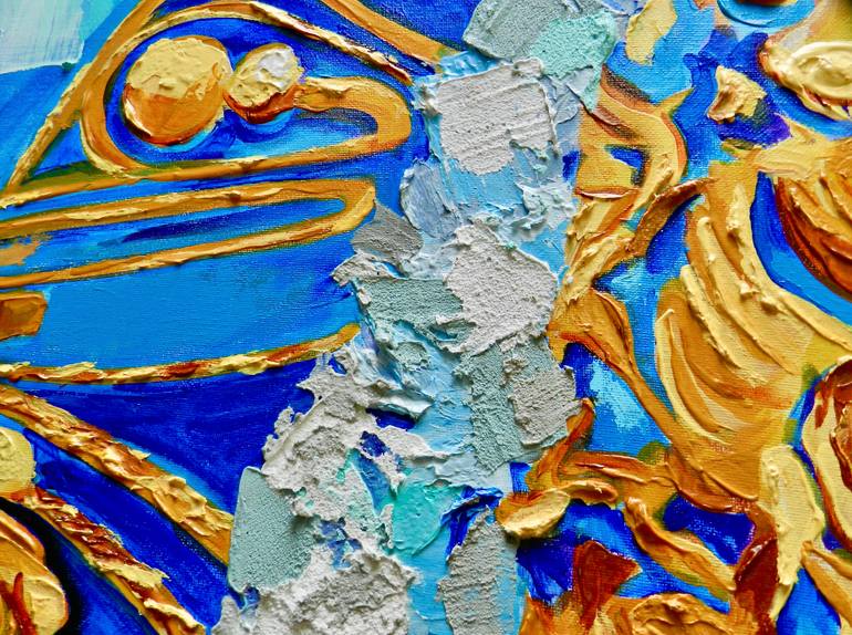 Original Contemporary Performing Arts Painting by Maite Rodriguez