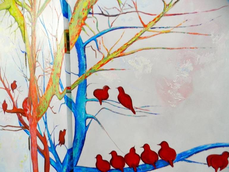 Original Tree Painting by Maite Rodriguez