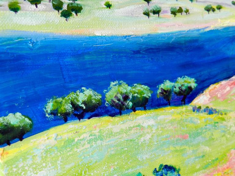 Original Fine Art Landscape Painting by Maite Rodriguez