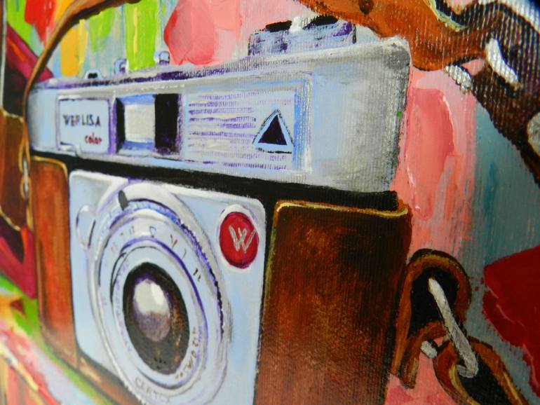 Original Expressionism Still Life Painting by Maite Rodriguez