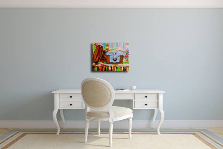 Original Expressionism Still Life Painting by Maite Rodriguez