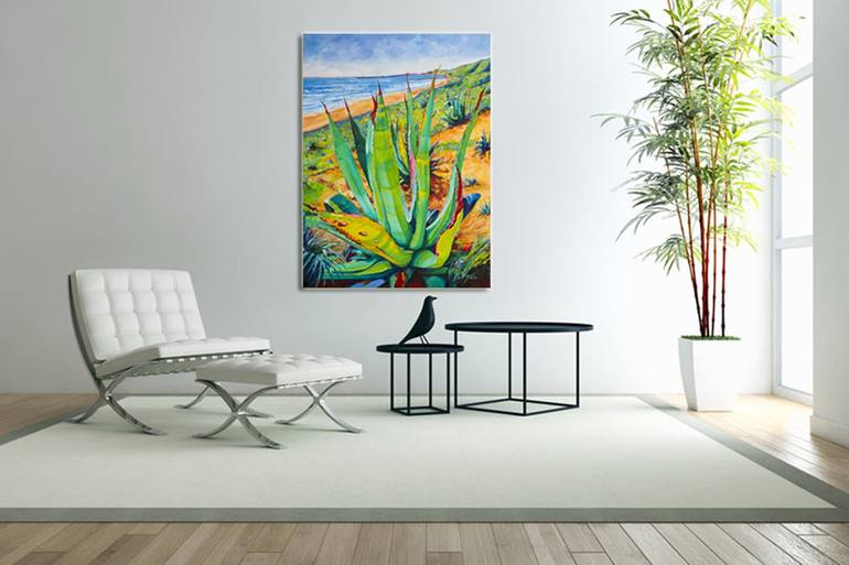Original Expressionism Nature Painting by Maite Rodriguez