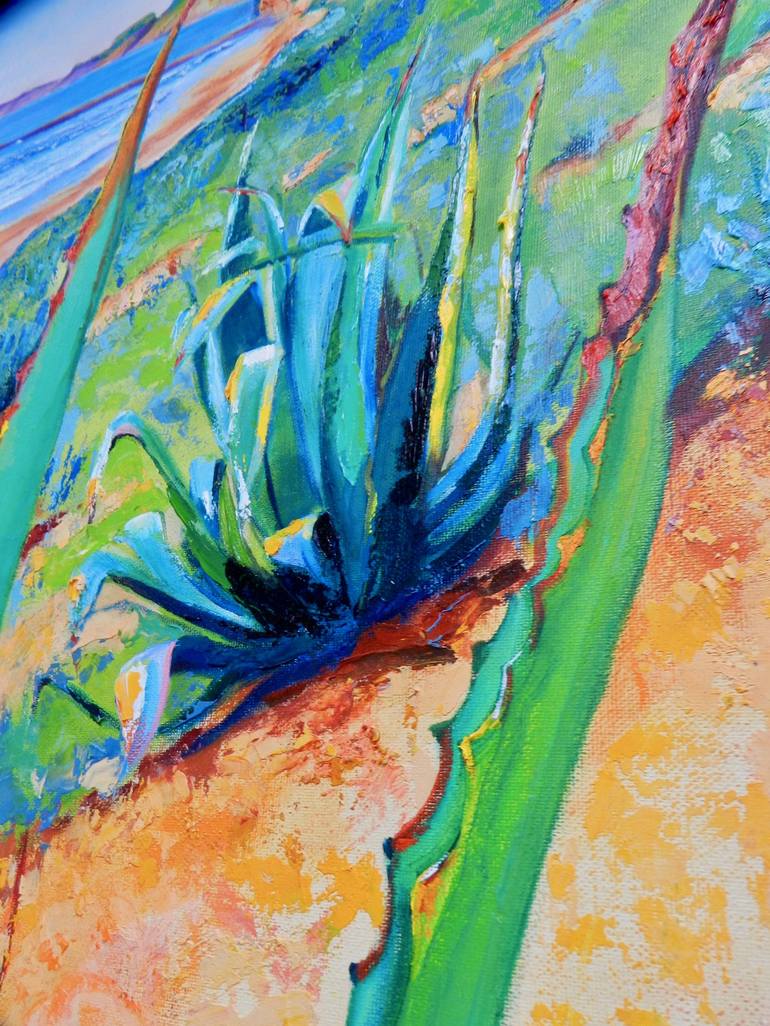 Original Expressionism Nature Painting by Maite Rodriguez