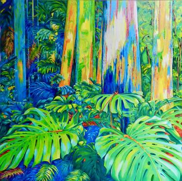 Print of Expressionism Nature Paintings by Maite Rodriguez