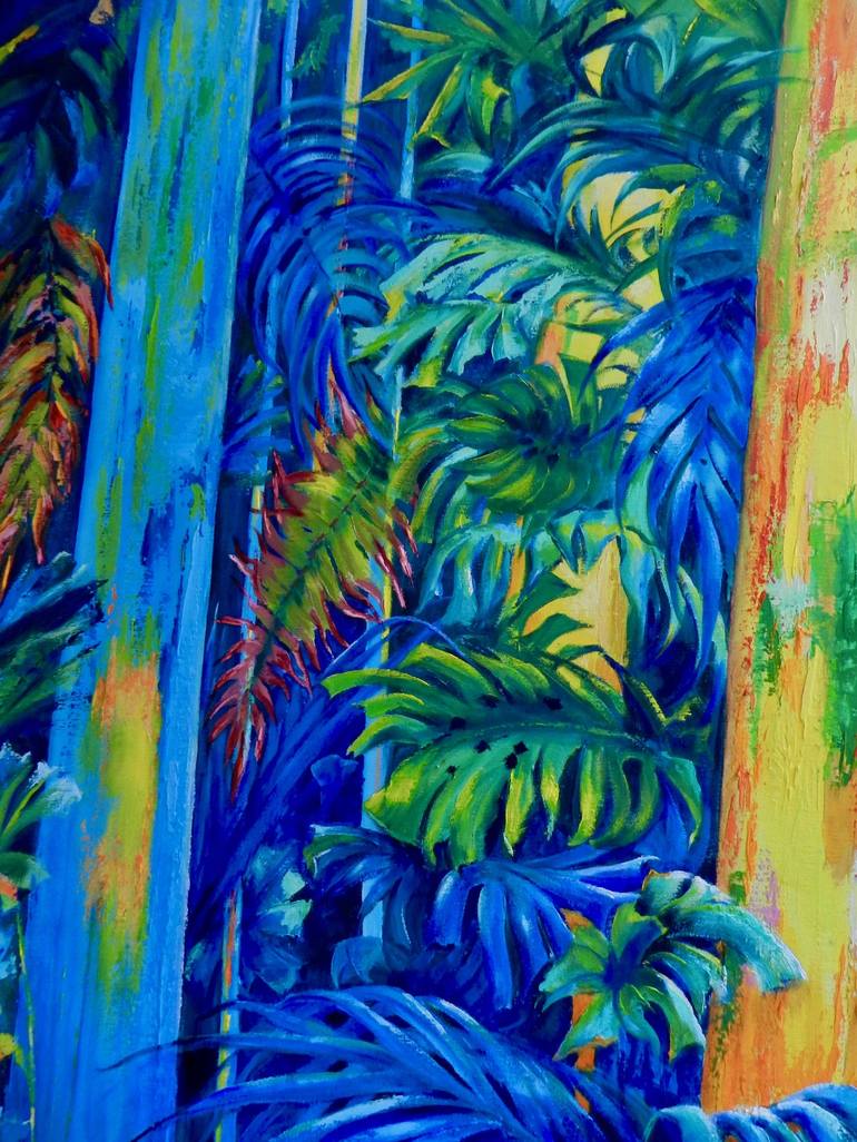 Original Expressionism Nature Painting by Maite Rodriguez