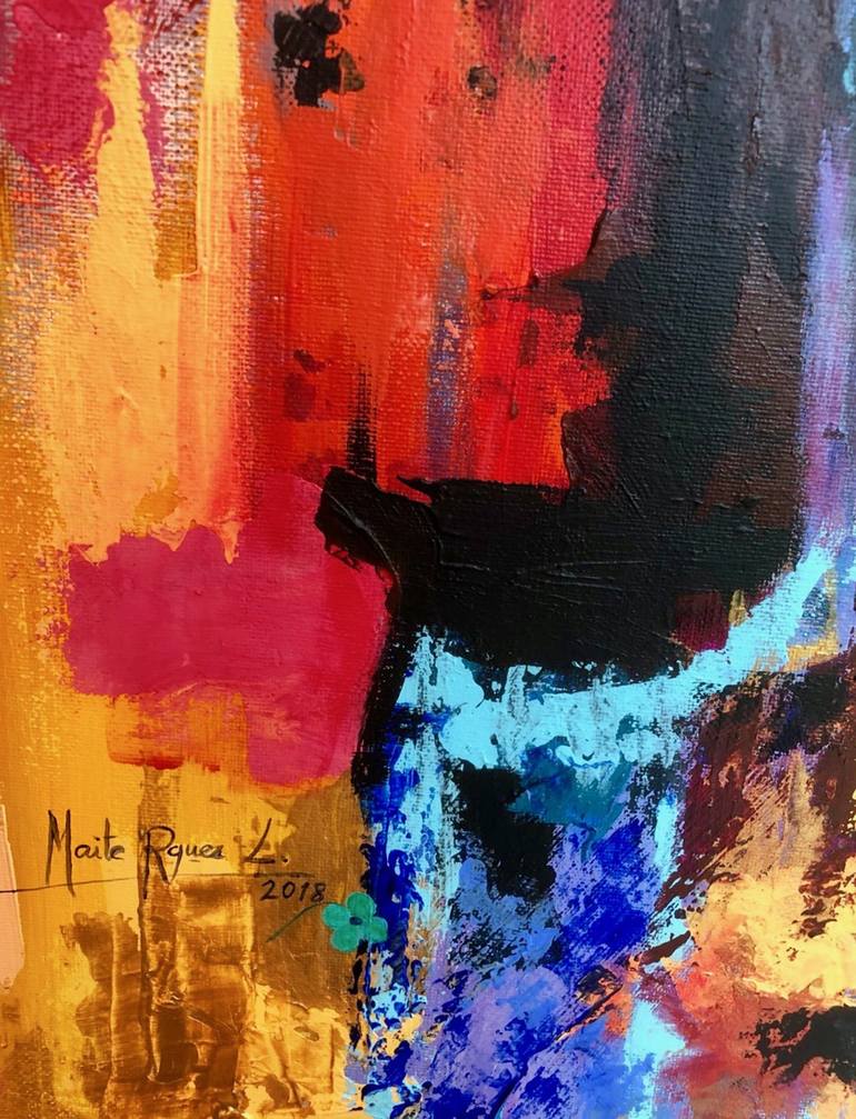 Original Abstract Animal Painting by Maite Rodriguez
