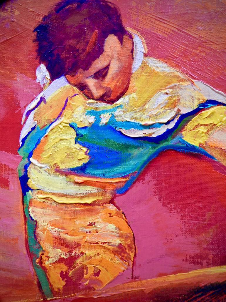 Original Expressionism Pop Culture/Celebrity Painting by Maite Rodriguez