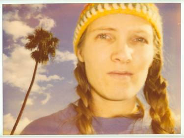 Self Portrait with Palm Tree (California Blue Screen) thumb