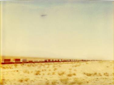 Train crosses Plain (Wastelands) - Limited Edition of 5 thumb