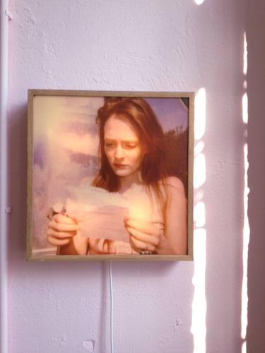 'Lonely Hearts Room' lightbox: 'Margarita's Letter' - Limited Edition of 5 thumb