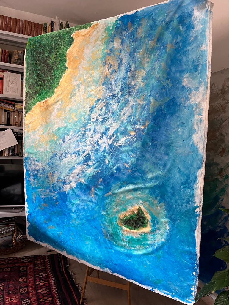 Original Abstract Painting by Maurizia Bonvini