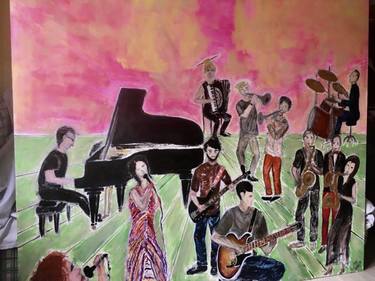 Original Music Paintings by Maurizia Bonvini