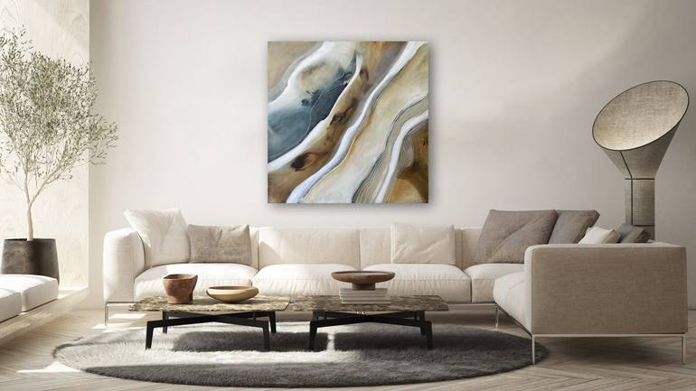 Original Abstract Landscape Painting by Dinah Wakefield