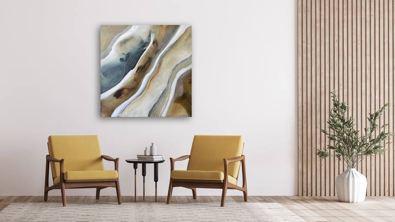 Original Abstract Landscape Painting by Dinah Wakefield