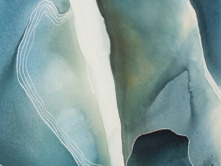 Original Abstract Landscape Painting by Dinah Wakefield