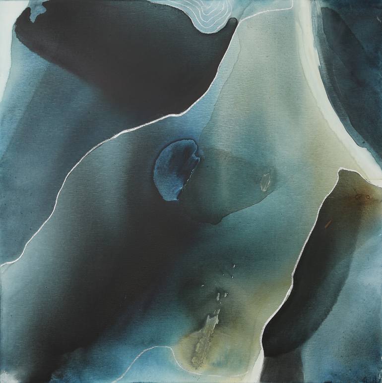 Original Abstract Landscape Painting by Dinah Wakefield