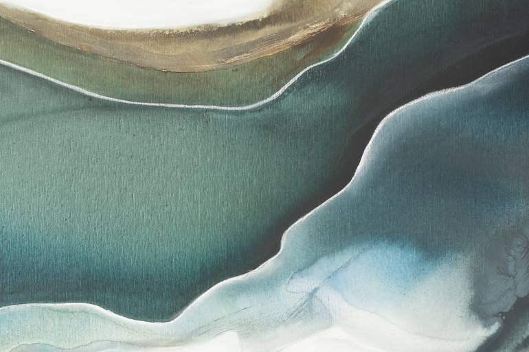 Original Abstract Landscape Painting by Dinah Wakefield