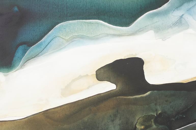 Original Abstract Landscape Painting by Dinah Wakefield