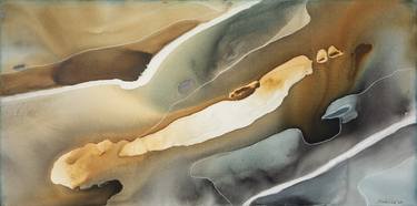 Original Abstract Landscape Paintings by Dinah Wakefield