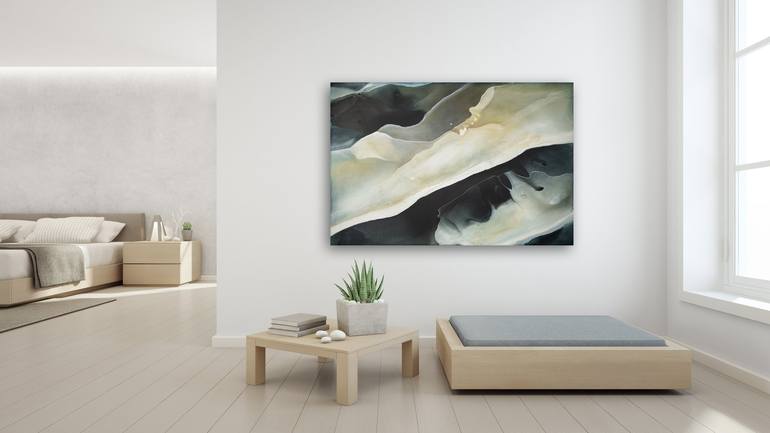 Original Abstract Landscape Painting by Dinah Wakefield