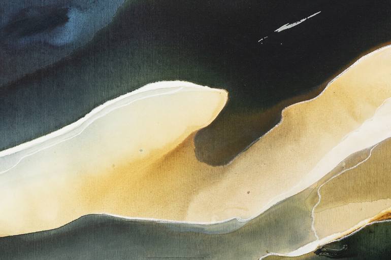 Original Abstract Landscape Painting by Dinah Wakefield
