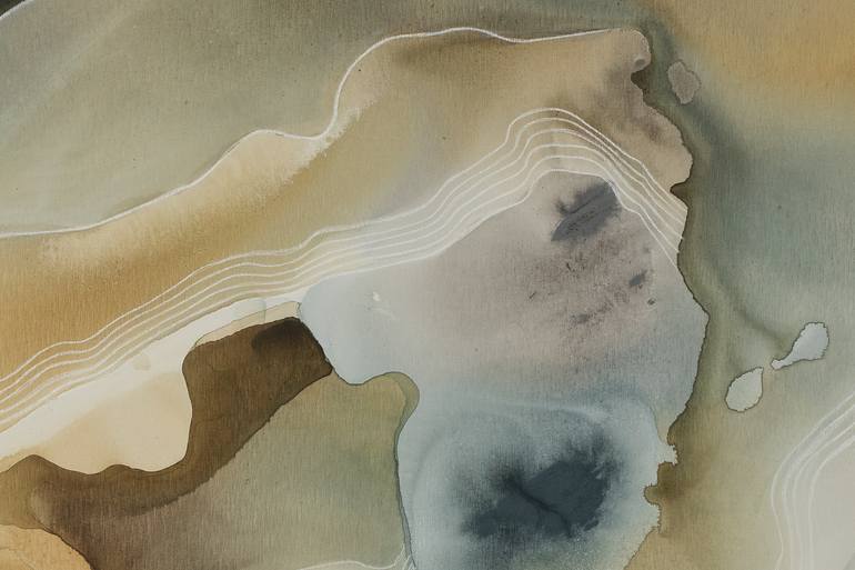 Original Abstract Landscape Painting by Dinah Wakefield