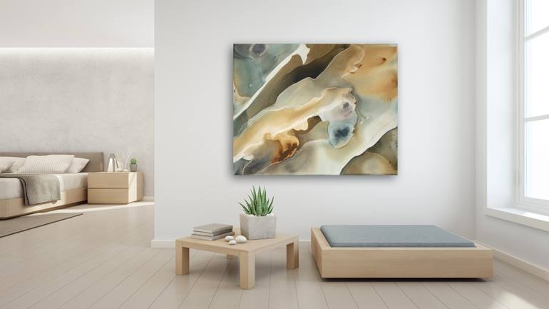 Original Abstract Landscape Painting by Dinah Wakefield
