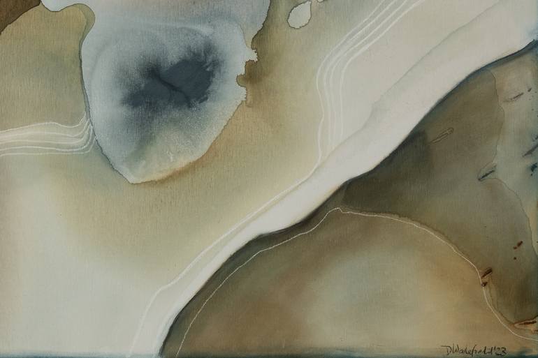 Original Abstract Landscape Painting by Dinah Wakefield