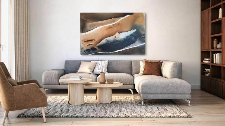 Original Abstract Landscape Painting by Dinah Wakefield