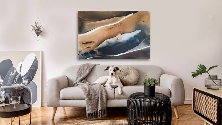 Original Abstract Landscape Painting by Dinah Wakefield