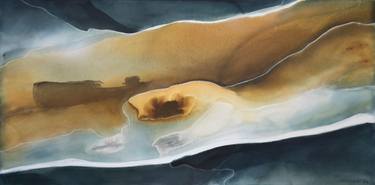 Original Abstract Landscape Paintings by Dinah Wakefield