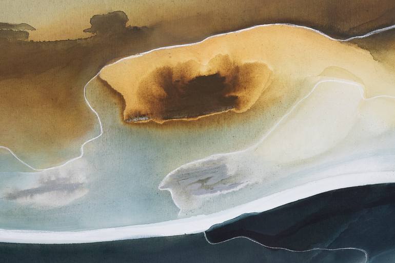 Original Abstract Landscape Painting by Dinah Wakefield