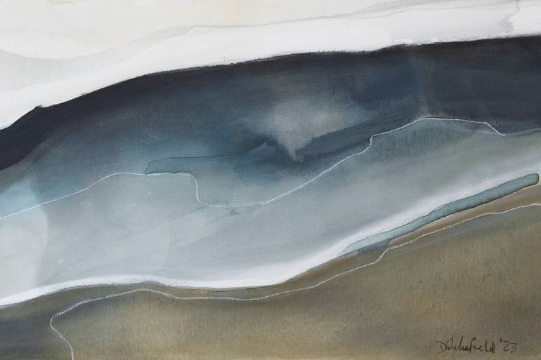 Original Abstract Landscape Painting by Dinah Wakefield