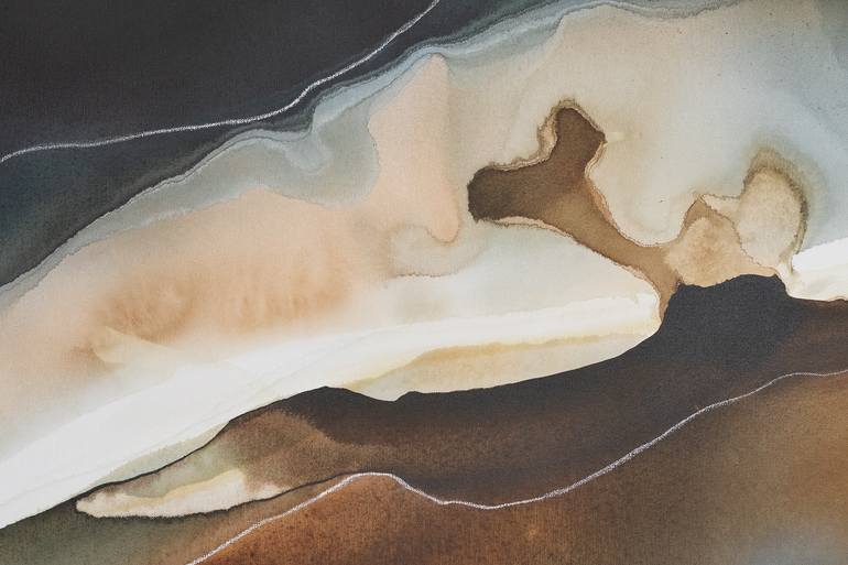 Original Abstract Landscape Painting by Dinah Wakefield