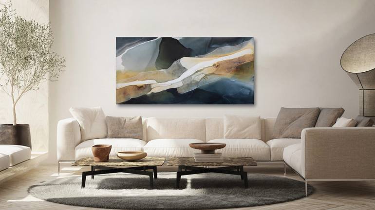 Original Abstract Landscape Painting by Dinah Wakefield