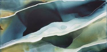 Original Abstract Landscape Painting by Dinah Wakefield