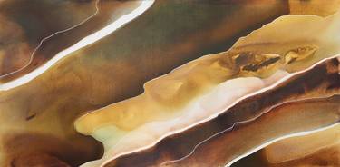 Original Abstract Landscape Painting by Dinah Wakefield