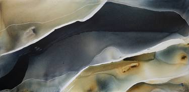 Original Abstract Landscape Painting by Dinah Wakefield