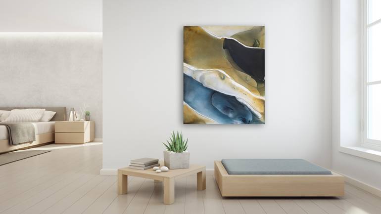 Original Abstract Landscape Painting by Dinah Wakefield