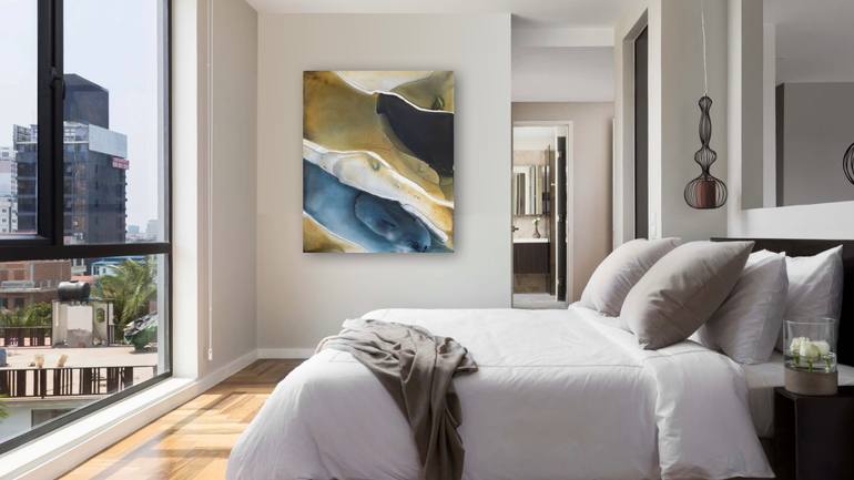 Original Abstract Landscape Painting by Dinah Wakefield