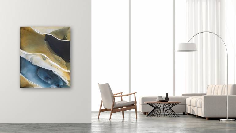 Original Abstract Landscape Painting by Dinah Wakefield