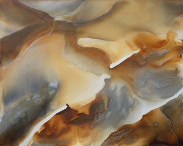 Original Abstract Landscape Paintings by Dinah Wakefield