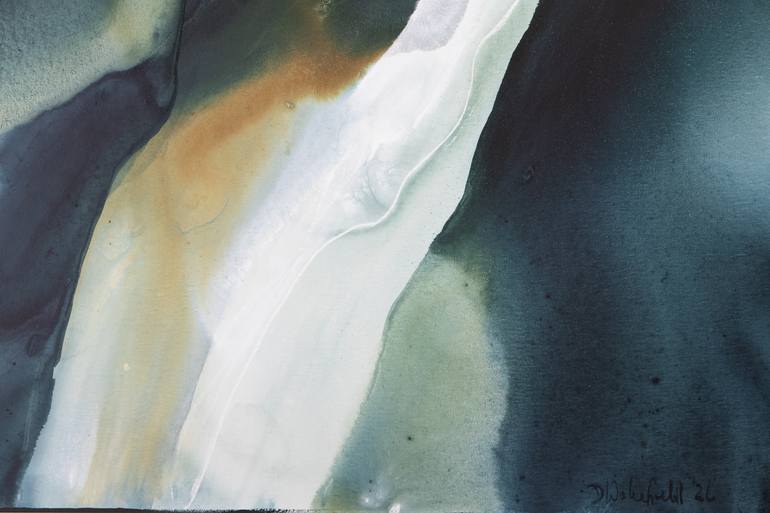 Original Abstract Landscape Painting by Dinah Wakefield